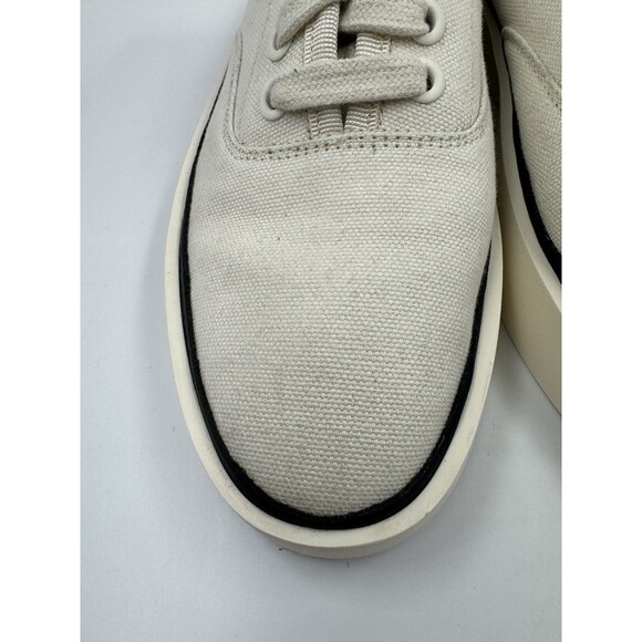 FEAR OF GOD 101 BACKLESS OFF WHITE CANVAS TRAINERS SNEAKERS EU 38 7US - Picture 5 of 16